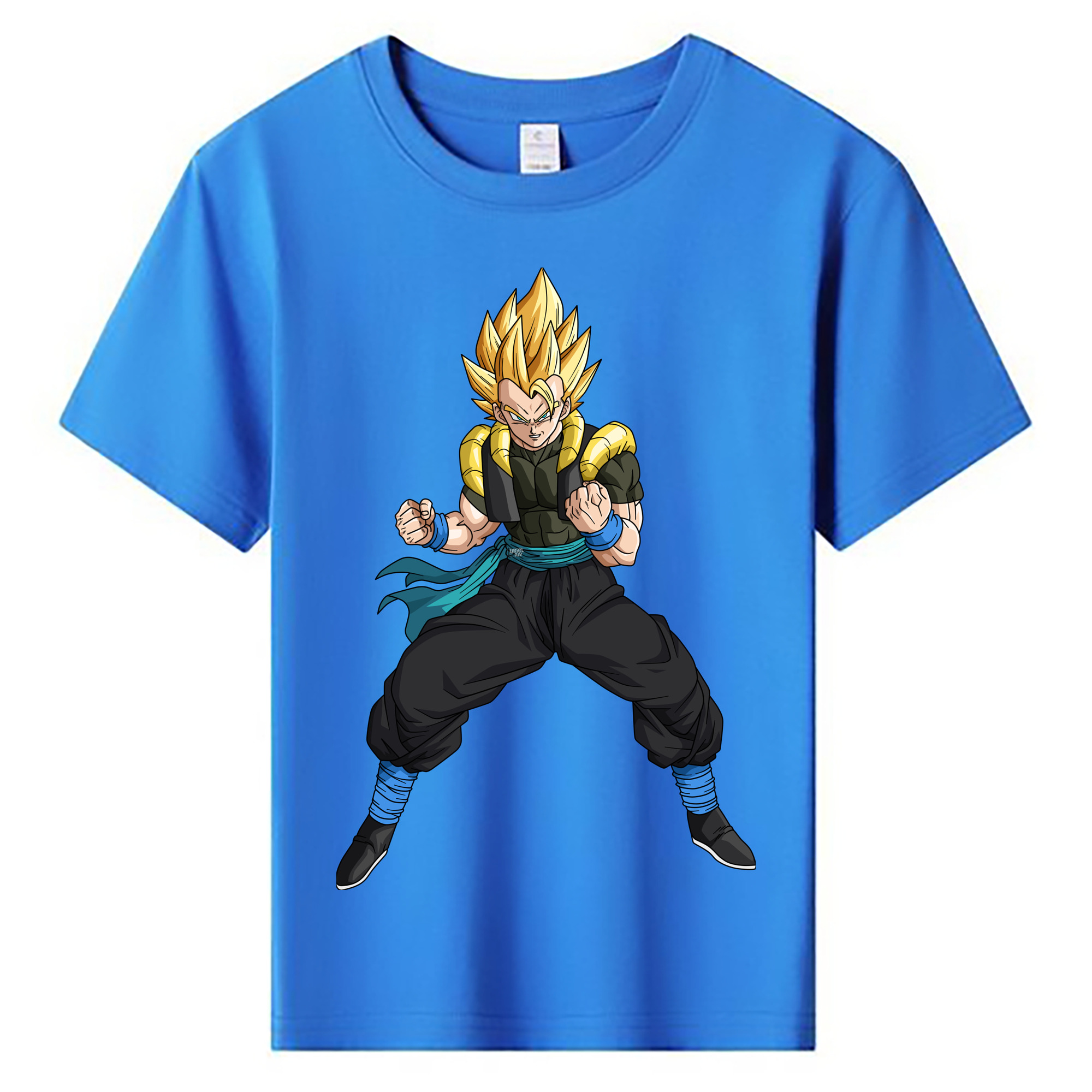 （画像用） ドラゴンボール ベジータ四世（Bejīta Yonsei）DRAGON BALL Vegeta IV 綿100％キッズTシャツ（フロントプリント）